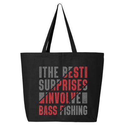 Funny Bass Fishing Lover Angler Catch And Release 25L Jumbo Tote