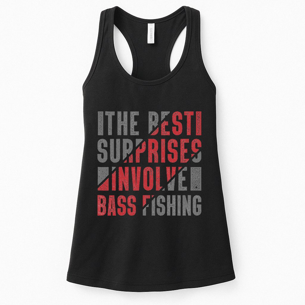 Funny Bass Fishing Lover Angler Catch And Release Womens Tank Top