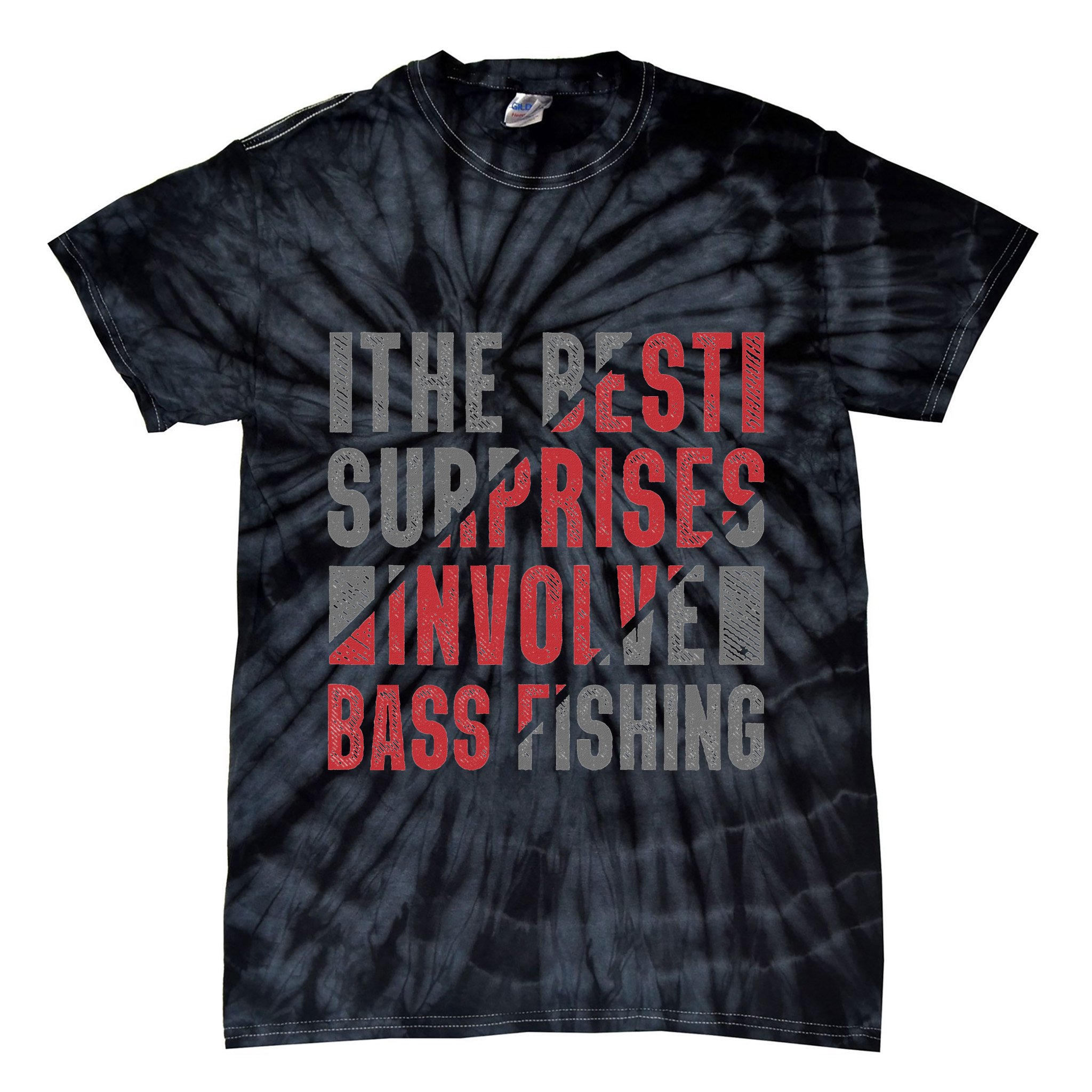 Funny Bass Fishing Lover Angler Catch And Release Tie-Dye T-Shirt