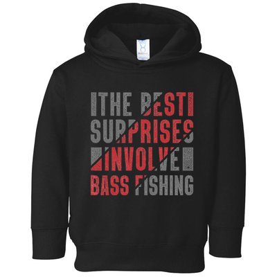 Funny Bass Fishing Lover Angler Catch And Release Toddler Hoodie