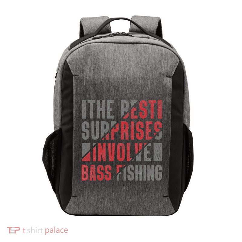Funny Bass Fishing Lover Angler Catch And Release Vector Backpack