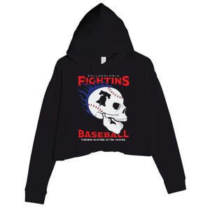 Fightins Baseball Crop Fleece Hoodie