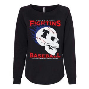 Fightins Baseball Womens California Wash Sweatshirt