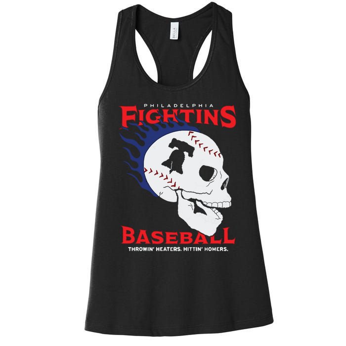 Fightins Baseball Women's Racerback Tank