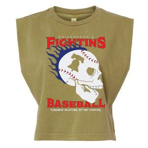 Fightins Baseball Garment-Dyed Women's Muscle Tee