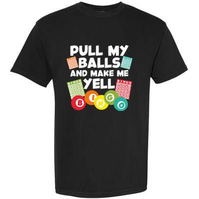 Funny Bingo For Men Women Lucky Bingo Lover Caller Gambling Garment-Dyed Heavyweight T-Shirt