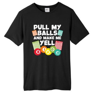 Funny Bingo For Men Women Lucky Bingo Lover Caller Gambling Tall Fusion ChromaSoft Performance T-Shirt