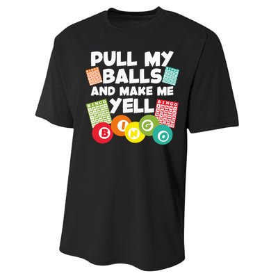 Funny Bingo For Men Women Lucky Bingo Lover Caller Gambling Performance Sprint T-Shirt