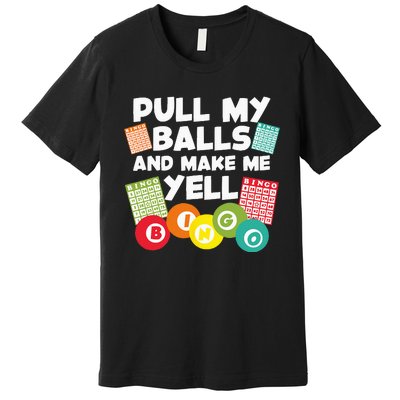 Funny Bingo For Men Women Lucky Bingo Lover Caller Gambling Premium T-Shirt