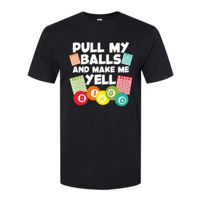 Funny Bingo For Men Women Lucky Bingo Lover Caller Gambling Softstyle® CVC T-Shirt