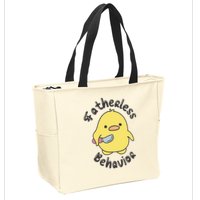 Fatherless Behavior Funny Mental Health Zip Tote Bag