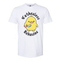 Fatherless Behavior Funny Mental Health Softstyle CVC T-Shirt