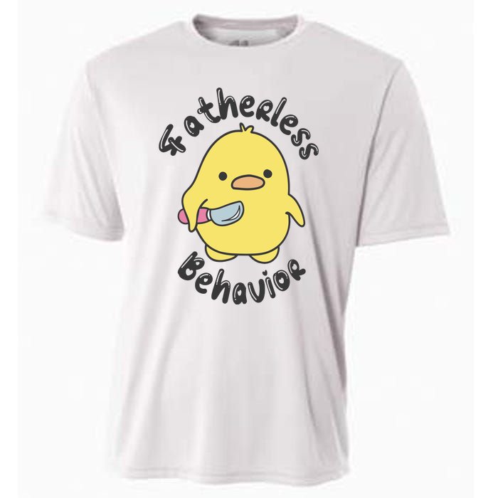 Fatherless Behavior Funny Mental Health Cooling Performance Crew T-Shirt