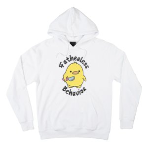 Fatherless Behavior Funny Mental Health Hoodie