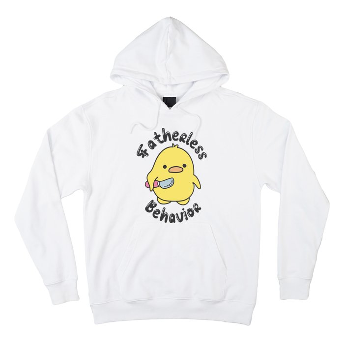 Fatherless Behavior Funny Mental Health Hoodie