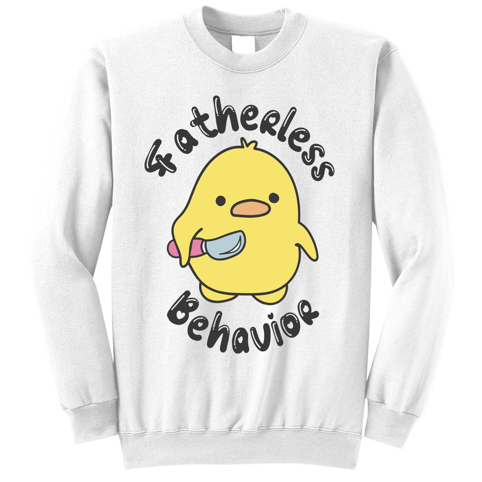 Fatherless Behavior Funny Mental Health Sweatshirt