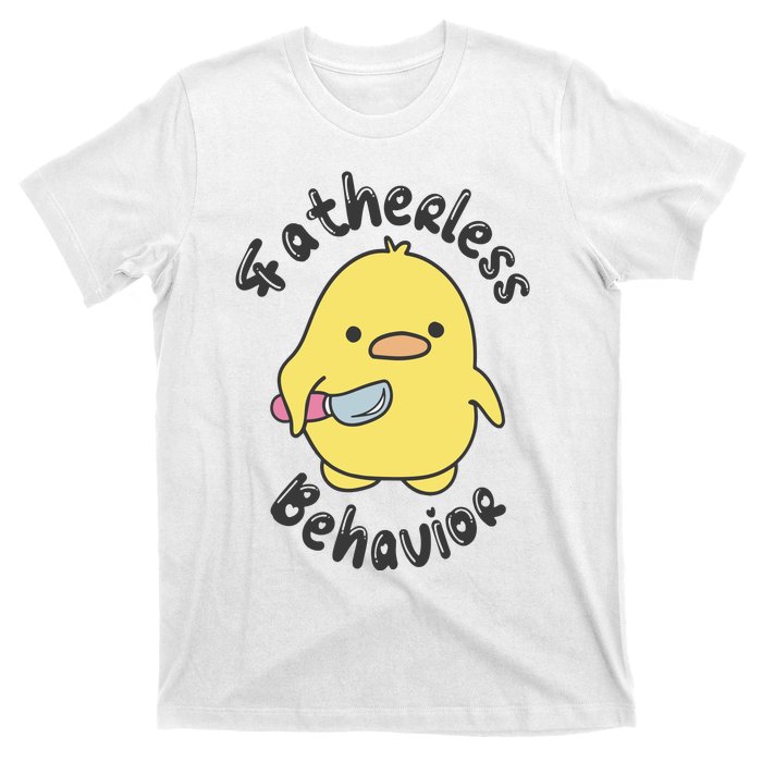 Fatherless Behavior Funny Mental Health T-Shirt