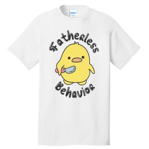 Fatherless Behavior Funny Mental Health Tall T-Shirt