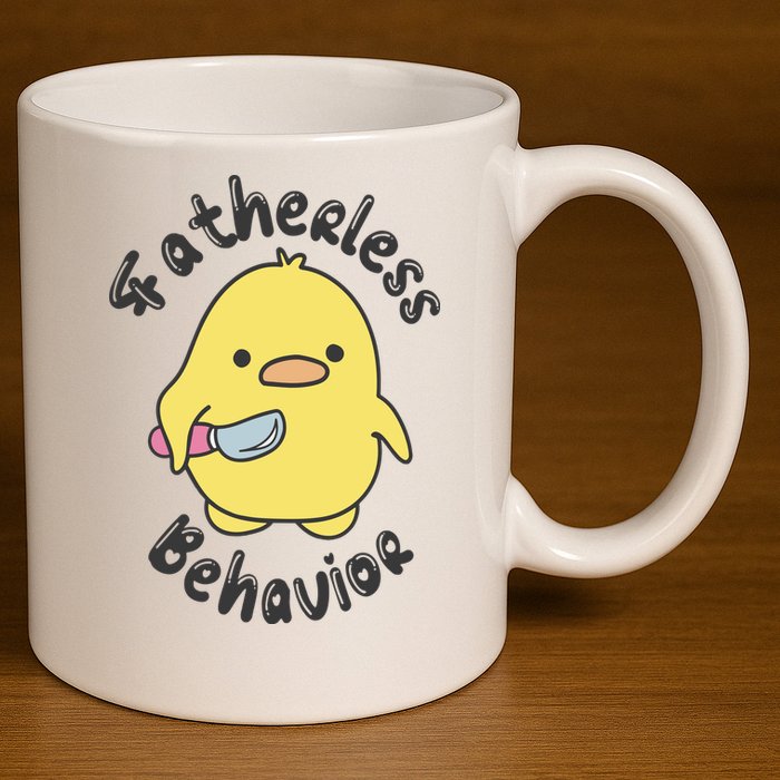 Fatherless Behavior Funny Mental Health 11oz C Handle Ceramic Mug