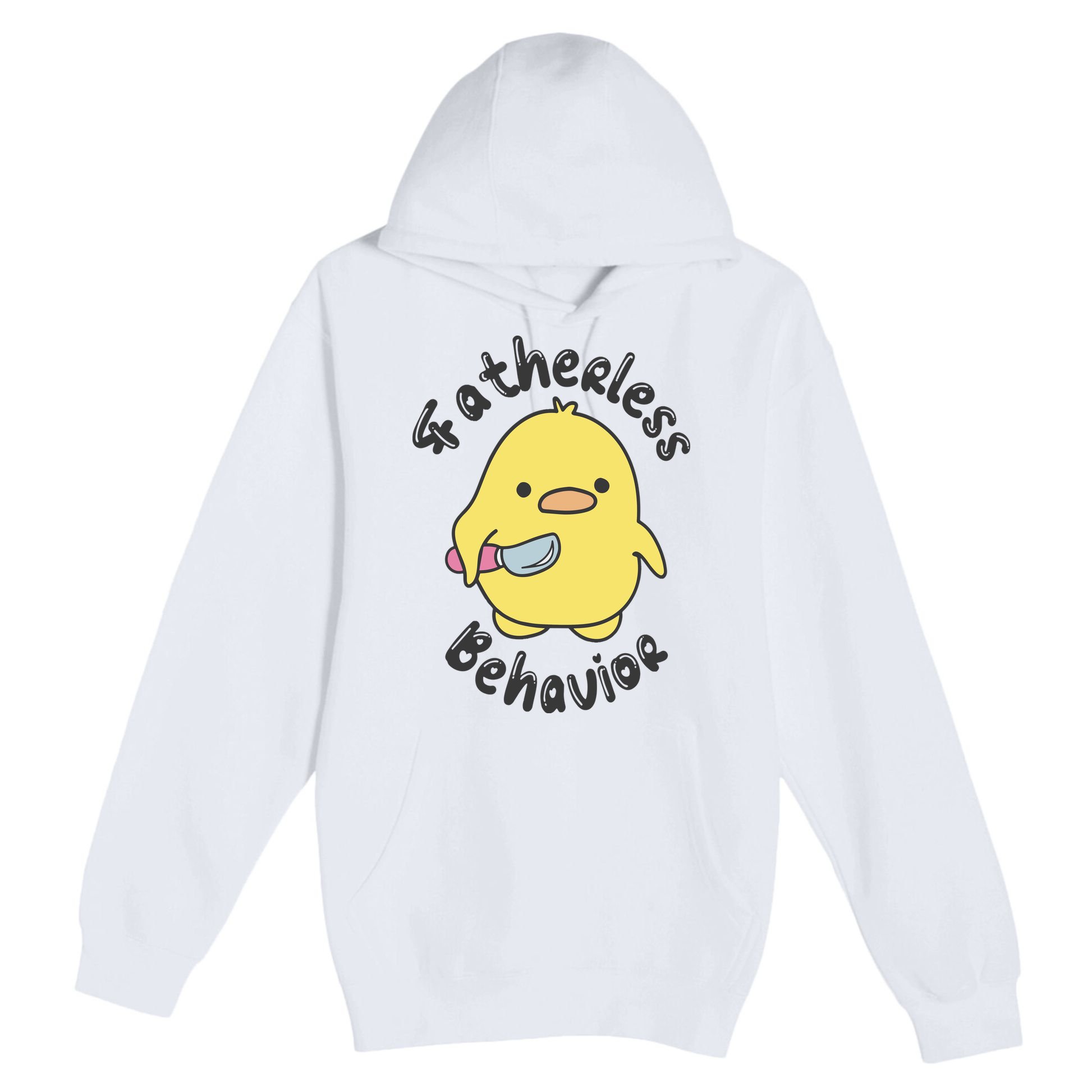 Fatherless Behavior Funny Mental Health Premium Pullover Hoodie