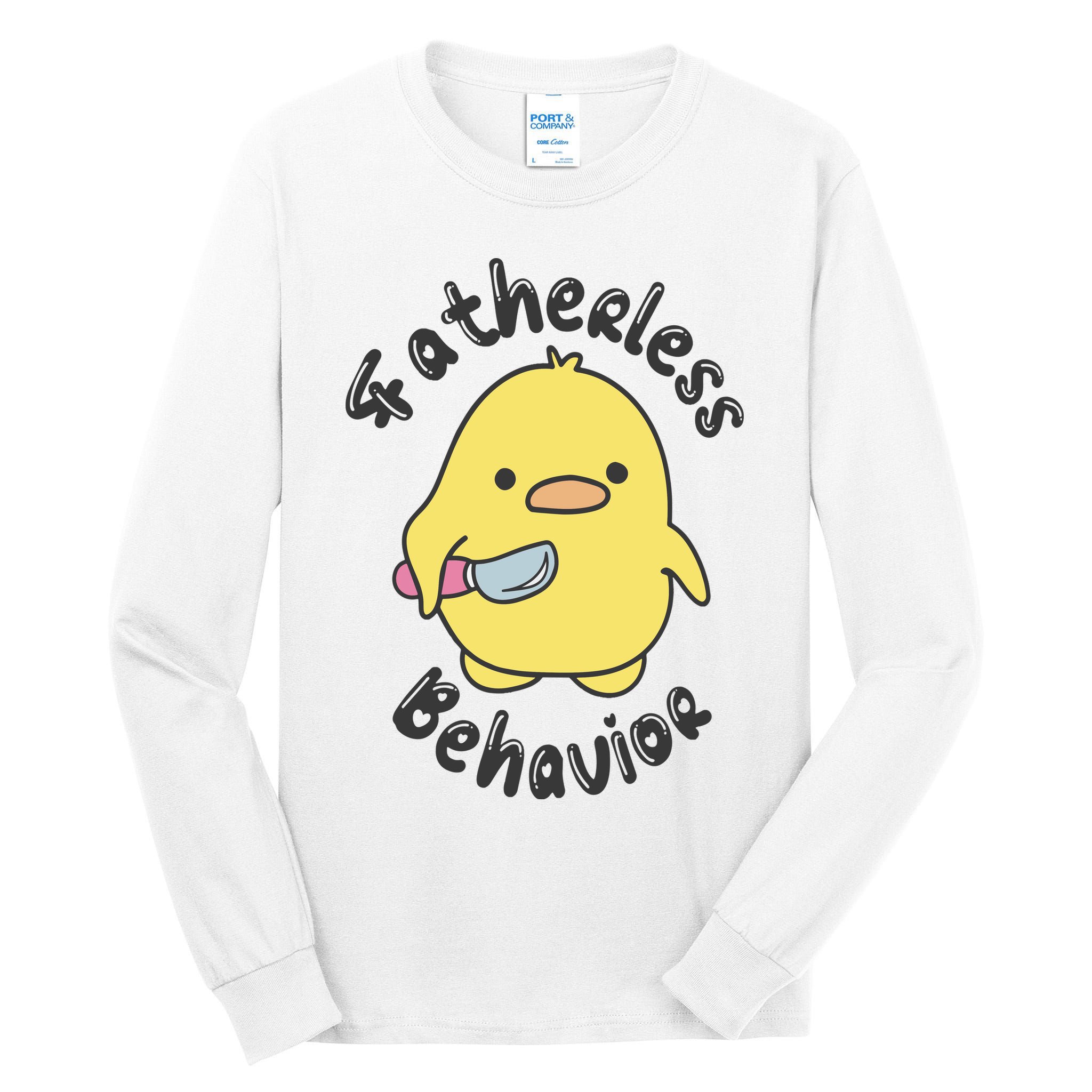 Fatherless Behavior Funny Mental Health Tall Long Sleeve T-Shirt