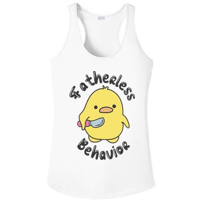 Fatherless Behavior Funny Mental Health Ladies PosiCharge Competitor Racerback Tank