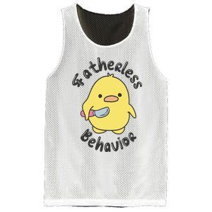 Fatherless Behavior Funny Mental Health Mesh Reversible Basketball Jersey Tank