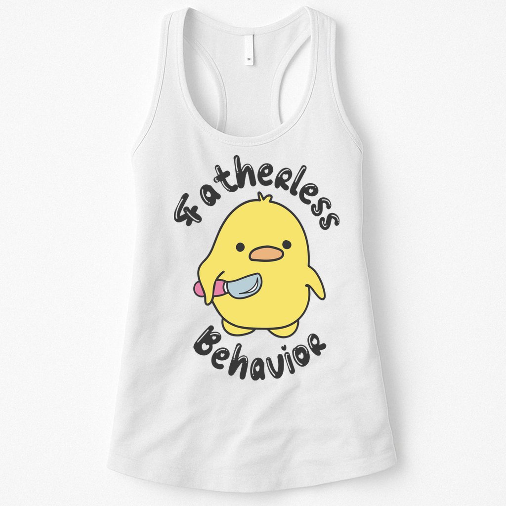 Fatherless Behavior Funny Mental Health Womens Tank Top