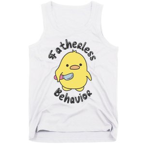 Fatherless Behavior Funny Mental Health Tank Top