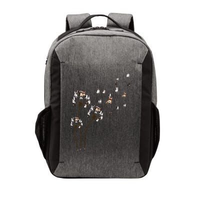 French Bulldog Flower Fly Dandelion Funny Dog Lovers Vector Backpack