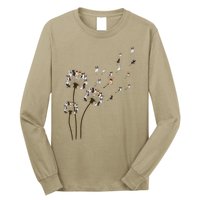 French Bulldog Flower Fly Dandelion Funny Dog Lovers Long Sleeve Shirt