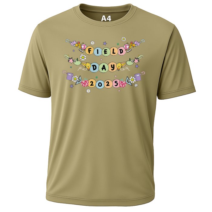 Friendship Bracelet Field Day Let The Games Begin Teacher Cooling Performance Crew T-Shirt