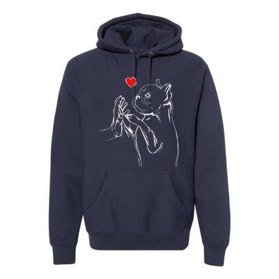 French Bulldog Frenchie Love Dog Mom Women Premium Hoodie