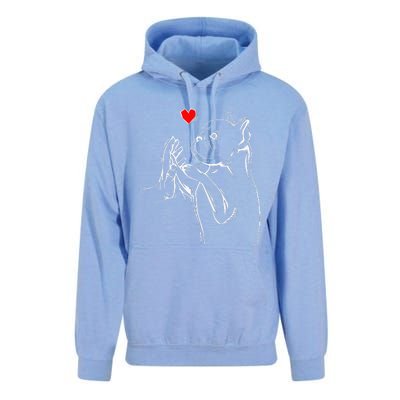 French Bulldog Frenchie Love Dog Mom Women Unisex Surf Hoodie