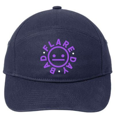 Fibromyalgia Bad Flare Day Chronic Pain Fibro Warrior Cute Gift 7-Panel Snapback Hat