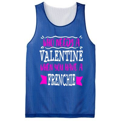 French Bulldog Frenchie Mom Valentines Day Singles Gift Mesh Reversible Basketball Jersey Tank