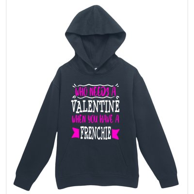 French Bulldog Frenchie Mom Valentines Day Singles Gift Urban Pullover Hoodie