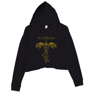 Fantasy Book Fan And Reader For Fantasy Book Reader Crop Fleece Hoodie