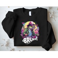 Funny Bass Fishing Bruh Sweatshirt