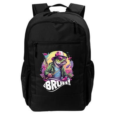 Funny Bass Fishing Bruh Backpack