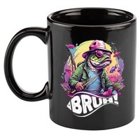 Funny Bass Fishing Bruh 11oz C Handle Ceramic Mug