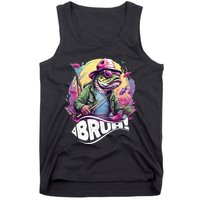 Funny Bass Fishing Bruh Tank Top