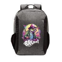 Funny Bass Fishing Bruh Vector Backpack