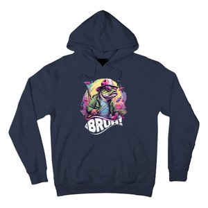 Funny Bass Fishing Bruh Hoodie