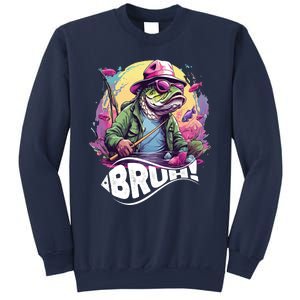 Funny Bass Fishing Bruh Sweatshirt