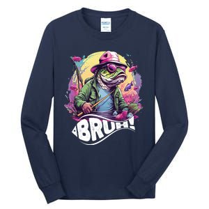 Funny Bass Fishing Bruh Tall Long Sleeve T-Shirt