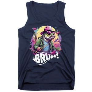 Funny Bass Fishing Bruh Tank Top