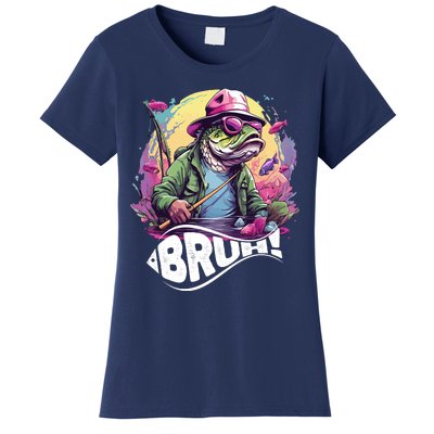 Funny Bass Fishing Bruh Women's T-Shirt