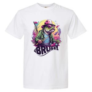 Funny Bass Fishing Bruh Garment-Dyed Heavyweight T-Shirt