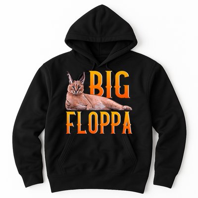 Funny Big Floppa Meme Cat Hoodie